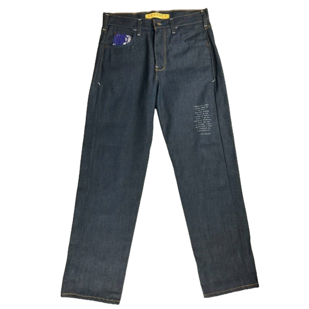 STASH women’s Clint Eastwood Jeans NWOT high rise straight leg size 27 dark wash